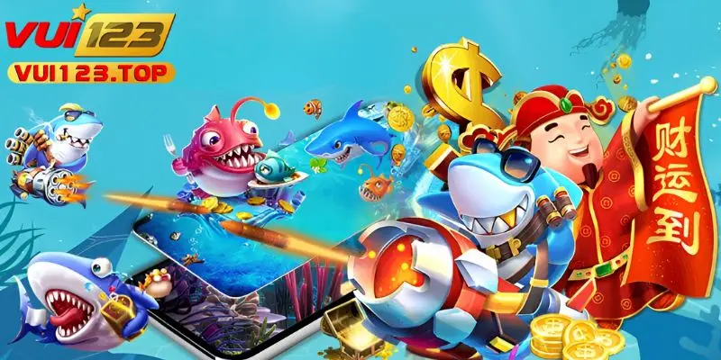Các bước vào chơi bắn cá thần tài tại Vui123