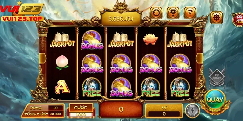 Vào giao diện game chơi chính thức để săn thưởng